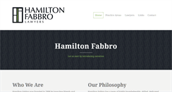 Desktop Screenshot of hamiltonfabbro.com