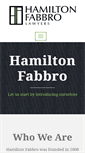 Mobile Screenshot of hamiltonfabbro.com